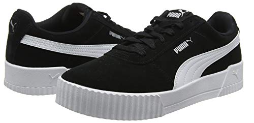 PUMA Carina, Zapatillas para Mujer, Negro Black Black Silver, 39 EU