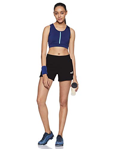 PUMA ESS Sweat Shorts TR Pants, Mujer, Cotton Black, M