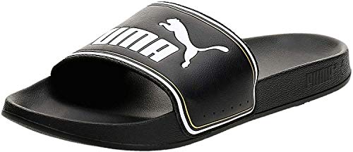 PUMA Leadcat FTR, Sandalias deslizantes Unisex-Adulto, Negro Black Team Gold White, 43 EU