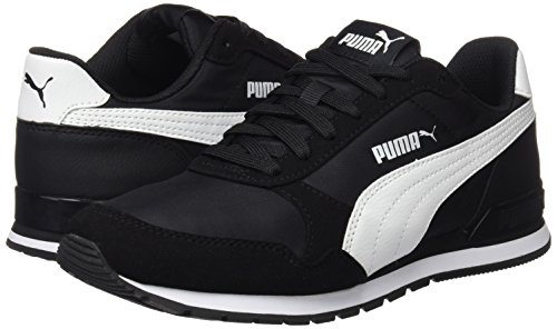 PUMA St Runner V2 NL, Zapatillas Unisex Adulto, Negro Black White, 44 EU