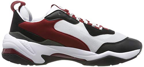 PUMA Thunder Fashion 2.0, Zapatillas Deportivas Unisex Adulto, Multicolor (Puma White-Puma Black-Rhubarb) , 39 EU