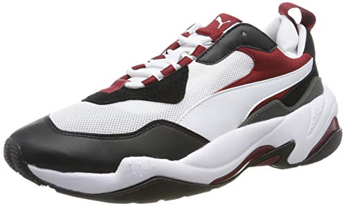 PUMA Thunder Fashion 2.0, Zapatillas Deportivas Unisex Adulto, Multicolor (Puma White-Puma Black-Rhubarb) , 39 EU