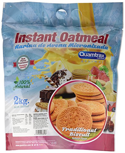 Quamtrax Nutrition Avena Instantánea, Sabor Galleta Tradicional - 2000 gr