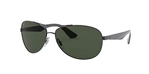 Ray-Ban 0Rb3526 Gafas de sol, Matte Black, 63 para Hombre