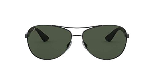 Ray-Ban 0Rb3526 Gafas de sol, Matte Black, 63 para Hombre