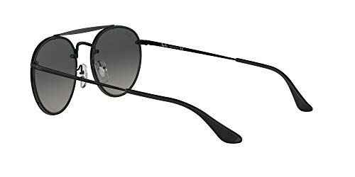 Ray-Ban 0RB3614N Gafas de sol, Demi Gloss Black, 54 Unisex