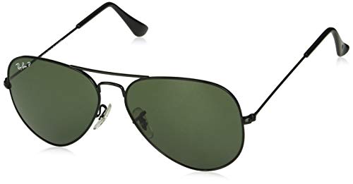 Ray-Ban- Gafas de Sol AVIATOR MOD, 002: Black, One Size