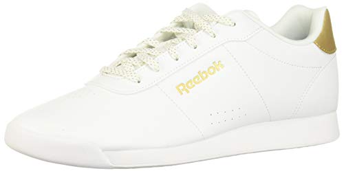 Reebok Royal Charm, Zapatillas de Deporte Interior para Mujer, Blanco (White/Gold Metallic 000), 38 1/3 EU