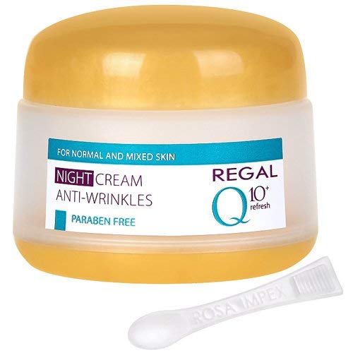 Regal Q10+ Crema Hidratante de Noche Antiarrugas Piel Normal y Mixta