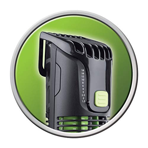 Remington MB6850 Vacuum – Barbero, Cuchillas de Titanio, Tecnología de Aspiración, Inalámbrico, Negro y Verde