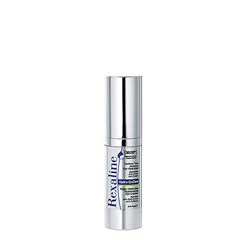 Rexaline - Hydra-EyeZone - Contorno de ojos antiojeras sobrehidratante - Crema antiarrugas para hombres y mujeres con ácido hialurónico - Antiedad - 15 ml