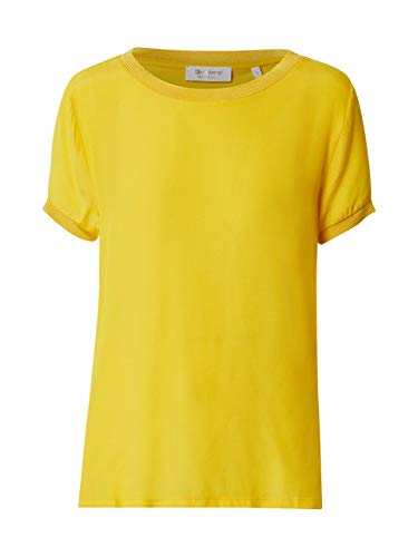 rich&royal T-Shirt Camiseta, Amarillo (Spring Gold 337), S para Mujer