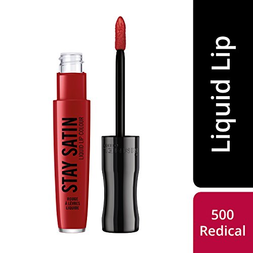 Rimmel London Stay Satin Liquid Lip Colour Pintalabios Tono 500 Redical (Gama Rojos) - 21 gr