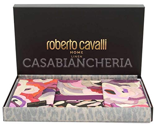 Roberto Cavalli Caleidoflora - Juego de sábanas para Cama de Matrimonio