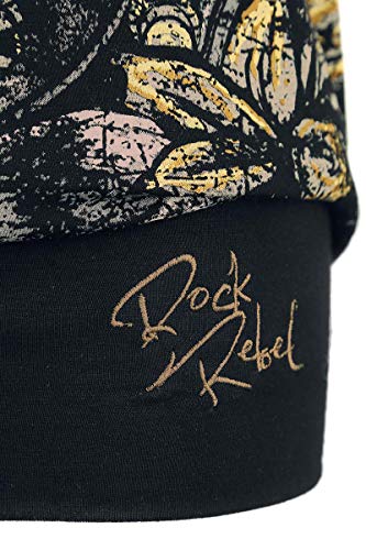 Rock Rebel by EMP Can You Read My Mind Mujer Camiseta Negro M, 95% Viscosa, 5% elastán, Stickerei Ancho