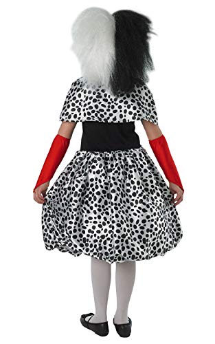 Rubie's Disfraz oficial de Disney Cruella de Ville, 101 dálmatas para niños