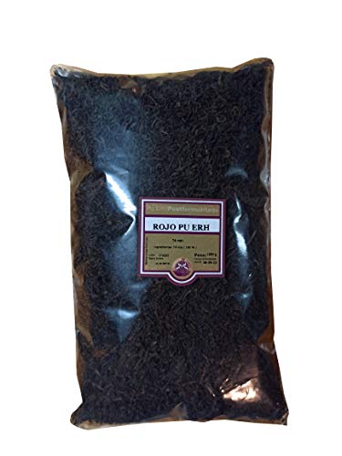 SABOREATE Y CAFE THE FLAVOUR SHOP Té Rojo Pu Erh Yunnan China en Hebra Hoja a Granel Natural Adelgazar 1 kg