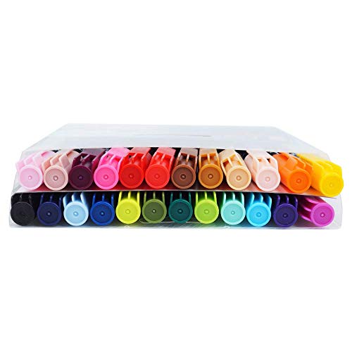 Sakura KOI Coloring Brush Set 24 - Pack de 24 rotuladores, Punta Pincel