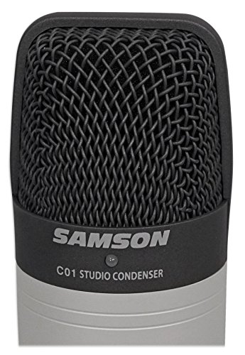 Samson SAC01 - Micrófono condensador de estudio (tamaño grande)