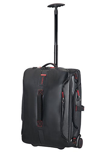 Samsonite Paradiver Light - Bolsa de viaje con ruedas, S (55 cm - 48.5 L), Negro (Black)