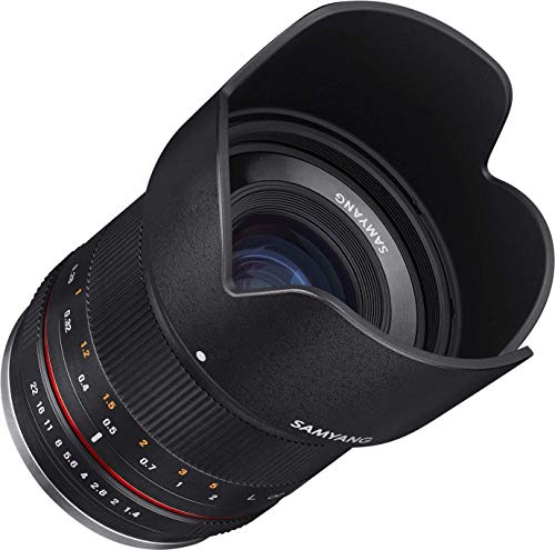 Samyang CSC-Mirrorless - Objetivo fotográfico para Sony E (21mm F1.4 ED AS UMC CS), Negro