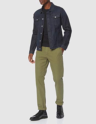 Scalpers Chino Estructura Pants Pantalones, Verde (Khaki 18173), 50 (Tamaño del Fabricante:50) para Hombre