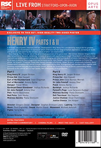 Shakespeare: Henry IV Part 1 & 2 (Royal Shakespeare Theatre, Stratford-upon-Avon, 2014) [DVD] [Reino Unido]