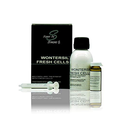 Simone WONTERSIL Fresh Cells Tratamiento Bio capilar células frescas 125 mL - Gotero 110 mL + Ampolla 15 mL - Solución a la caída del cabello