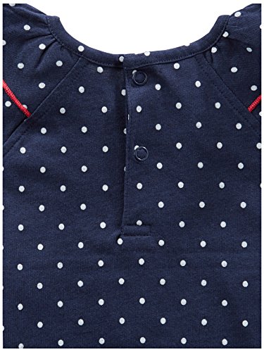 Simple Joys by Carter's - Juego de ropa de juego para niñas (4 piezas) ,Navy Dot/Red Stripe Bird ,0-3 Months