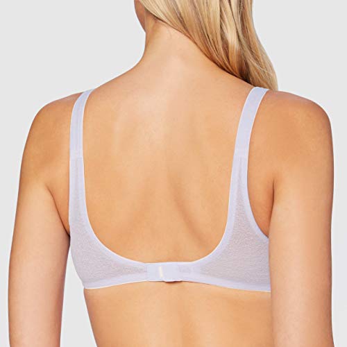 Sloggi Oxygene Infinite Soft Bra Sujetador acolchado para Mujer, Silver Shadow, M