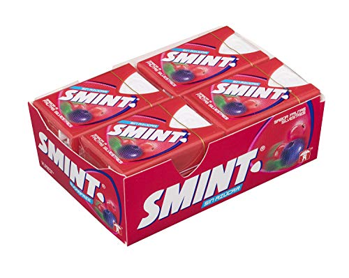 Smint Tabs Frutas Silvestres, Caramelo Comprimido sin Azúcar - 12 unidades de 8 gr. (Total 96 gr.)