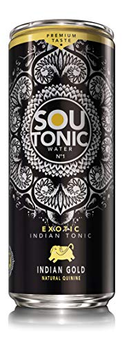 Sou Tonic Gold, Exotic Indian Tonic - 33cl (Quinina Natural) [Pack de 24]