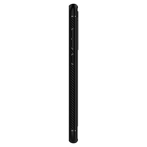 Spigen Funda Rugged Armor para Xiaomi Redmi Note 9, Doble Capa y Protección Extrema contra caídas - Negro Mate