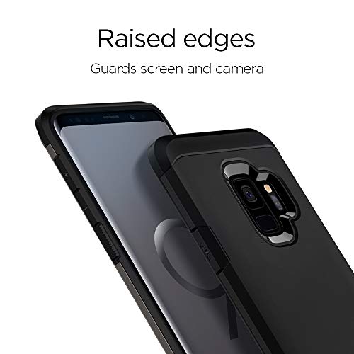 Spigen Funda Tough Armor Compatible con Samsung Galaxy S9 (2018), Doble Capa y Protección Extrema contra caídas - Coral Azul