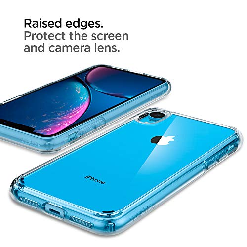 Spigen Funda Ultra Hybrid Compatible con Apple iPhone XR(6.1"), Protección híbrida de la caída - Transparente