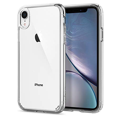 Spigen Funda Ultra Hybrid Compatible con Apple iPhone XR(6.1"), Protección híbrida de la caída - Transparente