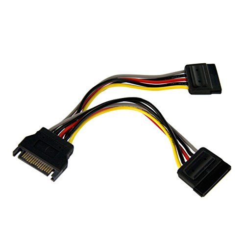 StarTech.com PYO2SATA - Cable Adaptador (SATA 0,15 m, 2 x Hembra, SATA - 1 x Macho SATA)