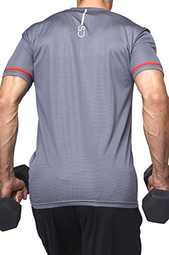 Sundried Camiseta de Entrenamiento para Hombres Ropa para Entrenamiento Deportivo (Large)