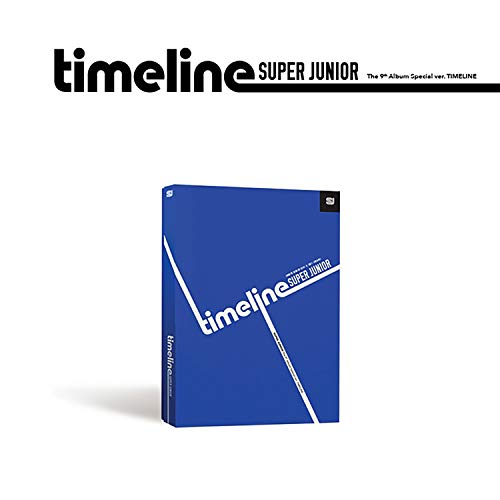 SUPER JUNIOR 9th Special Version Album - [ TIMELINE ] CD + Photobook + Accordion Flyer + FREE GIFT / K-POP Sealed