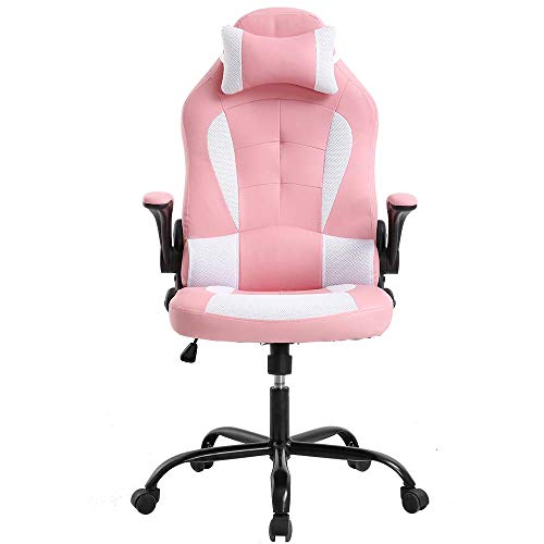 T-LoVendo TLVC66-PINK Silla Gaming, Rosa - Blanco