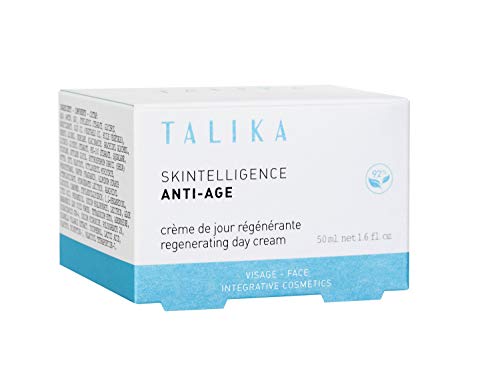 Talika - Crema Regeneradora de Día - Skintelligence Antienvejecimiento - Cuidado Hidratante, Aclarante y Anti-Edad - para una Piel Firme, Hidratada, Protegida y Confortable - Frasco de 50 Mililitros