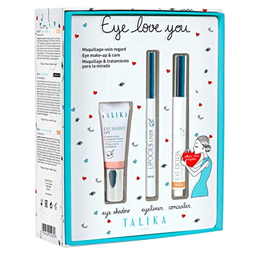 Talika PACK Eye Shadow Lift Sombra Ojo Nude, 8ml+Lipocils Liner Black, 0,8ml+ Eye Detox Beige, 2ml