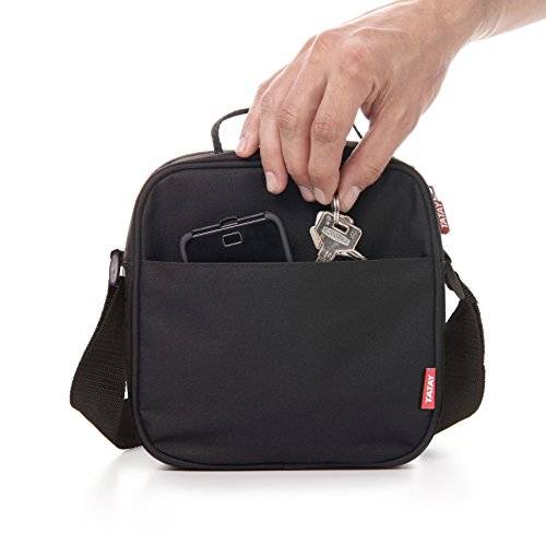 TATAY 1167500 Urban Food Casual - Bolsa térmica porta alimentos con 4 tapers herméticos incluidos, 3 litros de capacidad, Negro, 22.5 x 10 x 22 cm