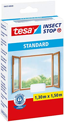 tesa 3937362 Malla Standard para ventanas 1,3mx1,5m blanca, 1,3m:1,5m