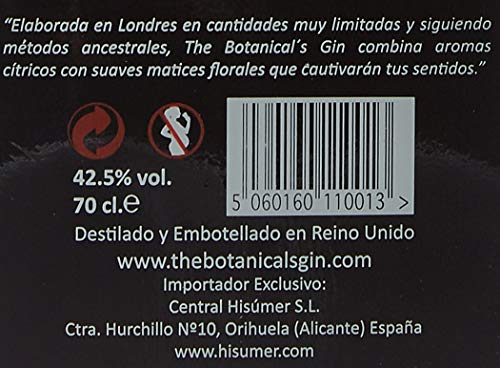 The Botanical´S Ginebra Enebro y Cardamomo 42.5% - 700 ml