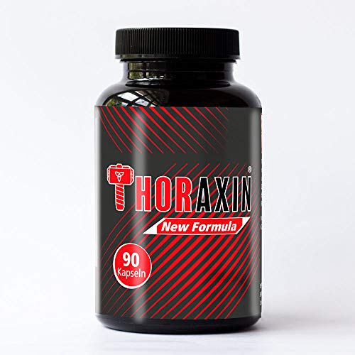 THORAXIN cápsulas de musculación | Crecimiento muscular | L-Arginina Zink BCAA aminoácidos Zinc | Energía PARA HOMBRES Y MUJERES | Preentrenamiento + rendimiento explosivo | 90 cápsulas