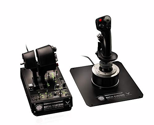 Thrustmaster HOTAS WARTHOG - PC - Joystick + Mando de potencia réplica HOTAS (Hands On Throttle And Stick) del avión de combate U.S. Air Force A-10C