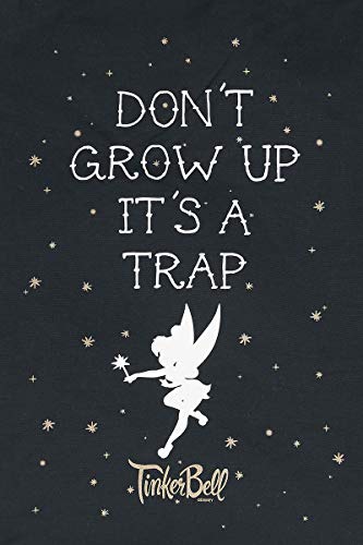 Tinker Bell Don´t Grow Up Bolsa de deporte Negro