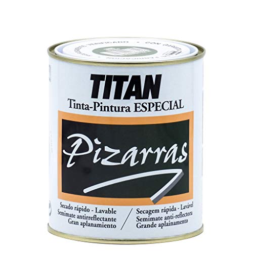 Titan 01B180134 - Pintura para pizarras NEGRO Titan 750 ml