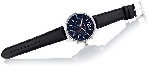 Tommy Hilfiger Reloj Multiesfera para Hombre de Cuarzo con Correa en Cuero 1791468